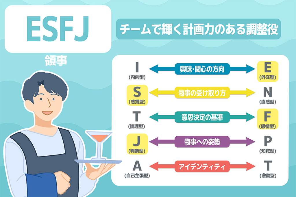 ESFJ（領事）の基本的な性格と特徴